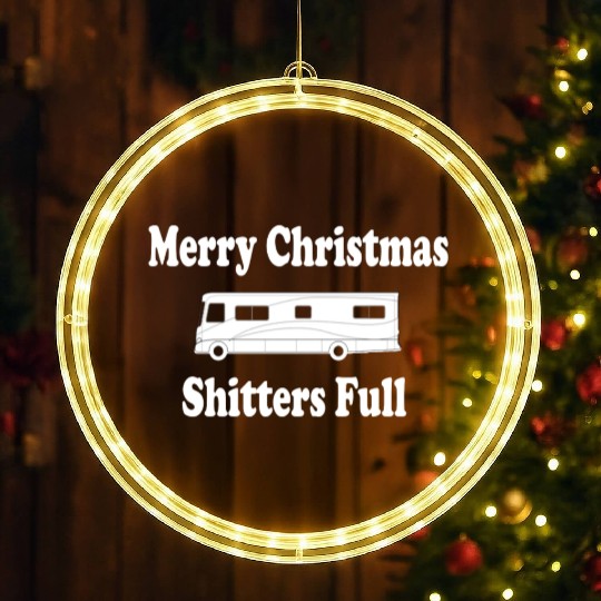 Christmas Vacation - Merry Christmas Shitters Full LED Christmas Window Lights