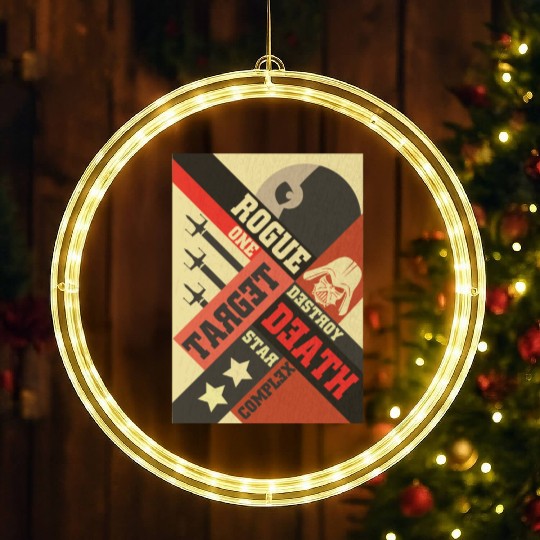 rogue one 2 LED Christmas Window Lights