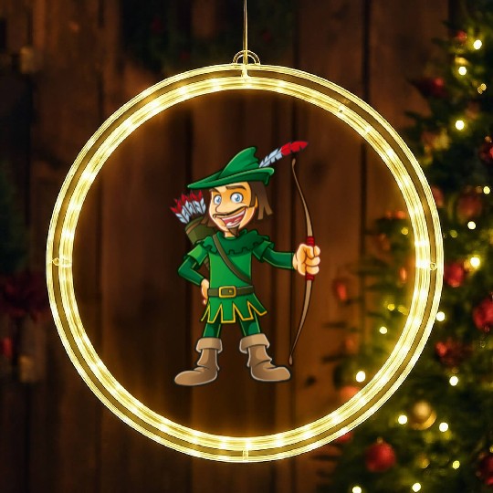 Robin Hood-arrows-bow-tale LED Christmas Window Lights