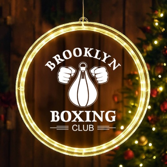 Brooklyn Boxing Club LED Christmas Window Lights
