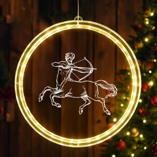 Zodiac Sagittarius LED Christmas Window Lights