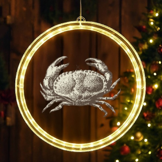 crab LED Christmas Window Lights
