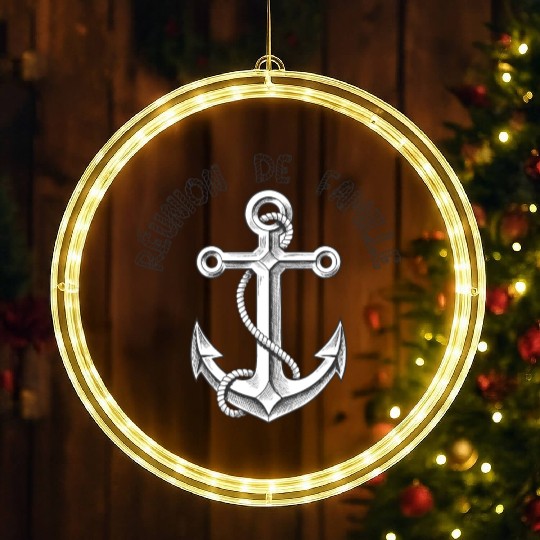 Family reunion anchor LED Christmas Window Lights