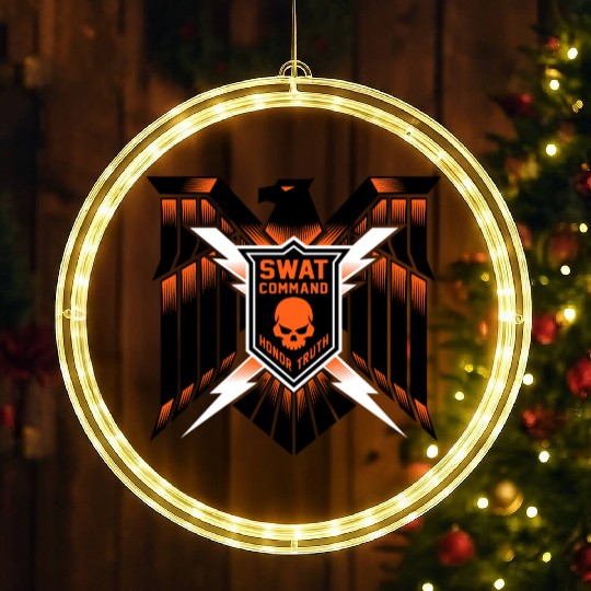 hawk crest mma LED Christmas Window Lights