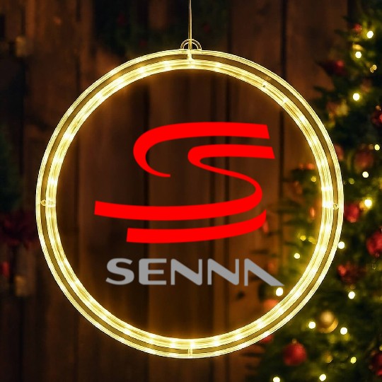 ayrton senna LED Christmas Window Lights