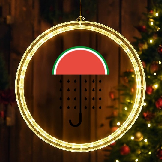Watermelon summery fresh and healthy LED Christmas Window Lights