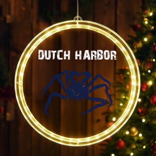 City-Design Dutch Harbor King Crab PQZnBI LED Christmas Window Lights