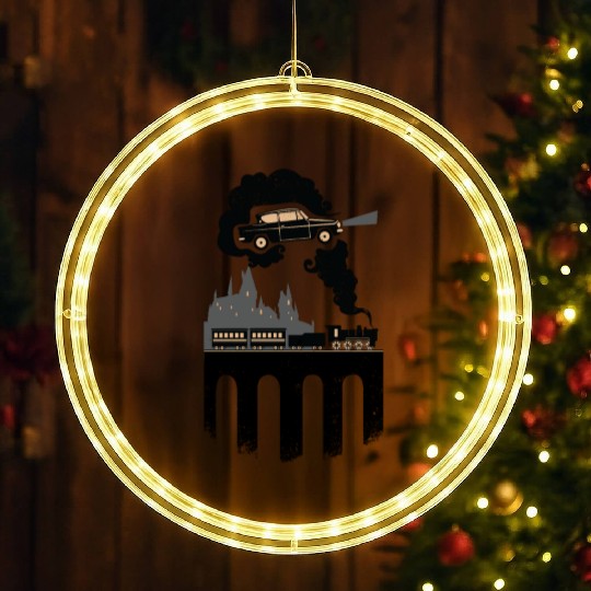 Dream train HP LED Christmas Window Lights