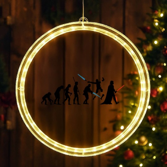 Evolution of Darth Vader LED Christmas Window Lights