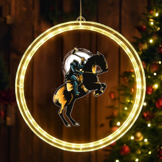 Headless Horseman LED Christmas Window Lights