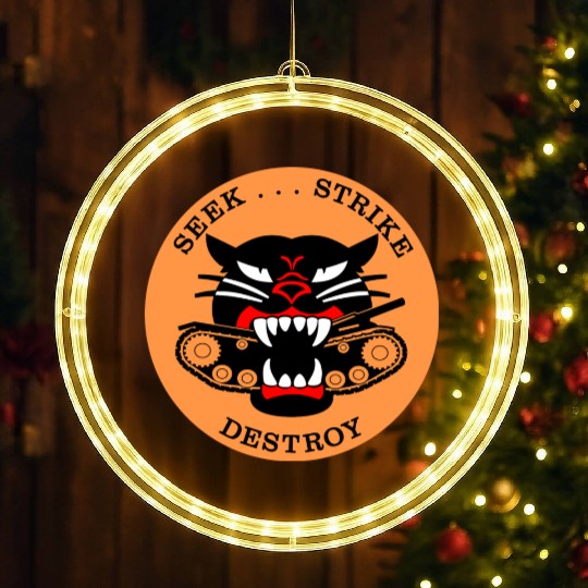 M18 HELLCAT Tank Destroyer LED Christmas Window Lights