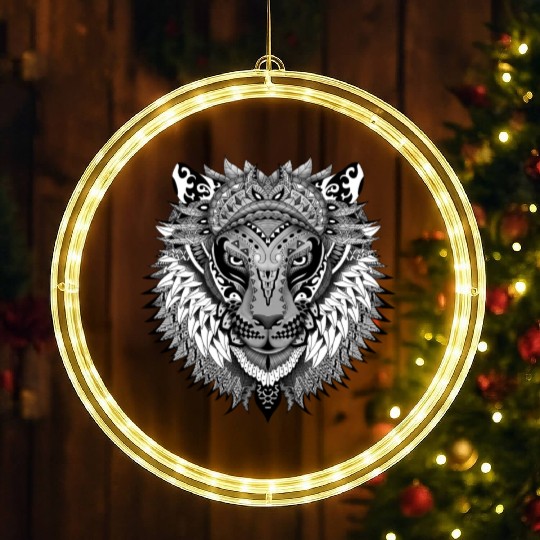 Aztec Lion LED Christmas Window Lights