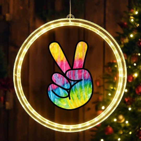 weltfrieden auf erden world peace on earth love170 LED Christmas Window Lights