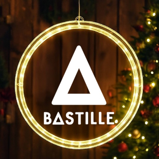 Bastille Rock Band Triangle Logo LED Christmas Window Lights