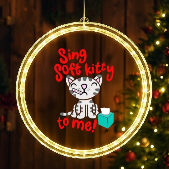 Theory Sing Soft Kitty Song LED Christmas Window Lights