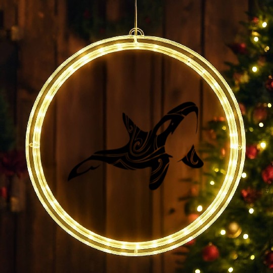 New Design Tribal Orca Best Seller LED Christmas Window Lights