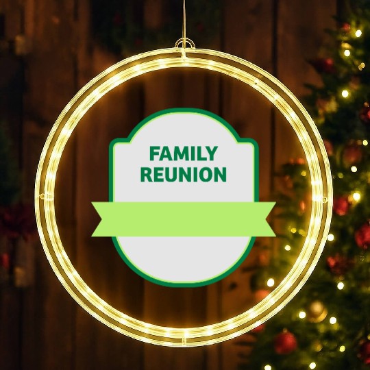 family reunion LED Christmas Window Lights