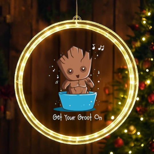 Get Your Groot On LED Christmas Window Lights