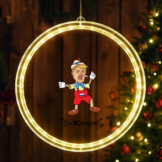 Pinocchio Trump LED Christmas Window Lights
