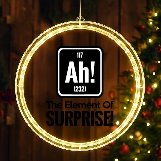 AH! THE ELEMENT OF SURPRISE! LED Christmas Window Lights