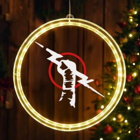 Cm Punk Lighting Rod LED Christmas Window Lights