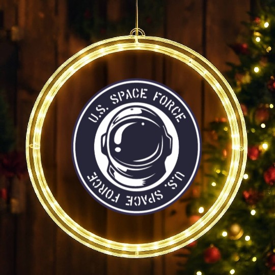 Space Force LED Christmas Window Lights