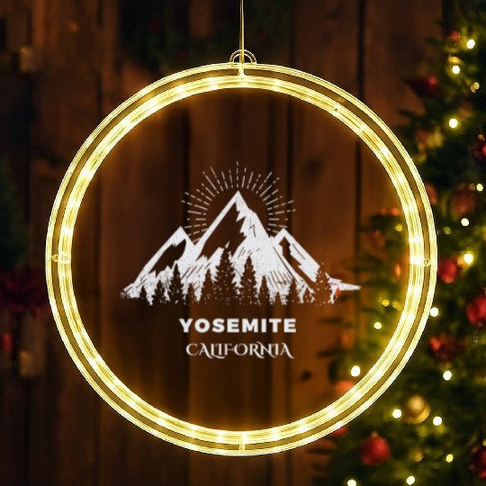 Yosemite National Park LED Christmas Window Lights