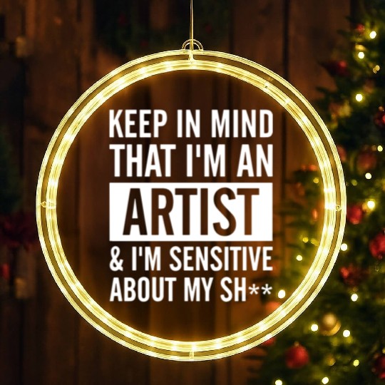 keep in mind that i am an artist i am sensitive ab LED Christmas Window Lights