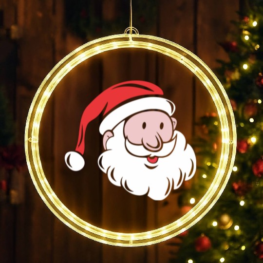 Santa Saint Nicholas LED Christmas Window Lights