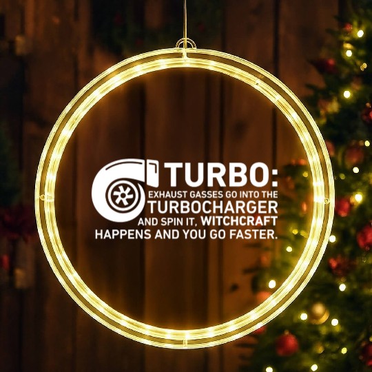 Turbo Witchcraft - Jeremy Clarkson LED Christmas Window Lights