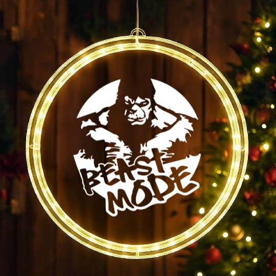 MMA Hulk Gym Bodybuilding Training Wear Workout cl LED Christmas Window Lights