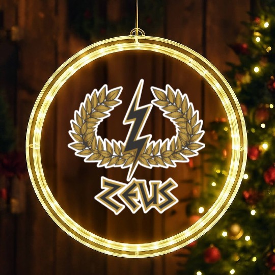 Zeus LED Christmas Window Lights Greek Mythology LED Christmas Window Lights Gift LED Christmas Window Lights