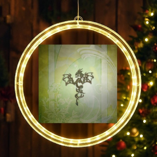 Awesome chinese dragon green colors LED Christmas Window Lights