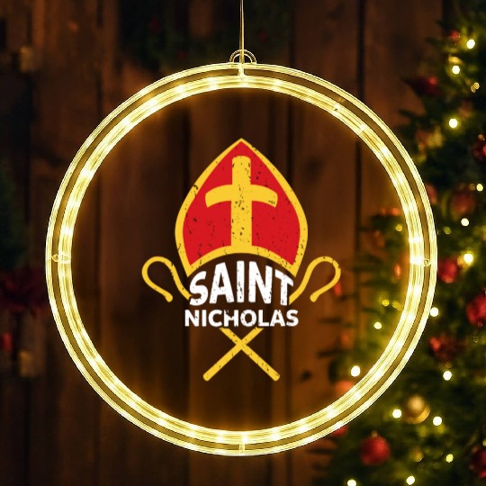 Saint Nicholas LED Christmas Window Lights