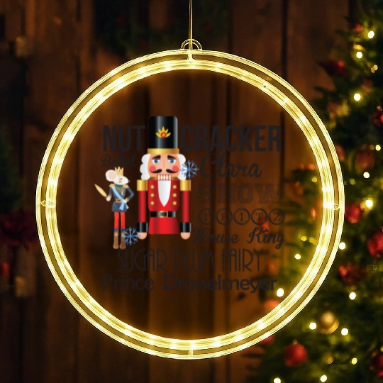 Nutcracker Ballet LED Christmas Window Lights - Dance