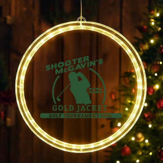 Shooter McGavin Funny Golf LED Christmas Window Lights