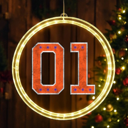 01 General Lee Style LED Christmas Window Lights