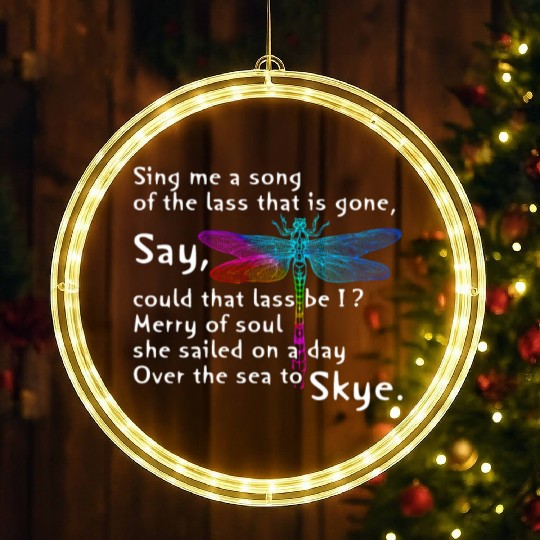The Dragonfly song LED Christmas Window Lights