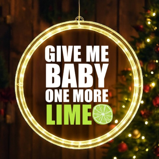 Lime LED Christmas Window Lights