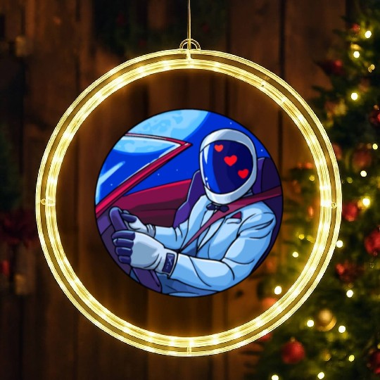 SpaceX Tesla Starman LED Christmas Window Lights