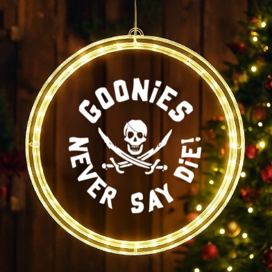Goonies Never Say Die LED Christmas Window Lights