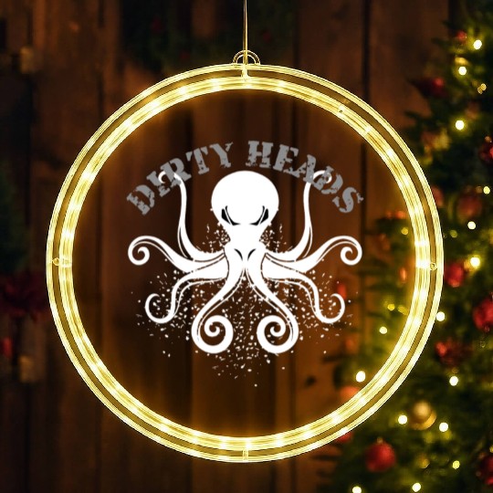 Dirty Heads Octopus Music Band Musician Fan Gift LED Christmas Window Lights