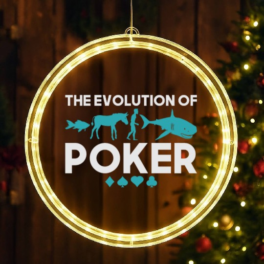 The Evolution of Poker LED Christmas Window Lights