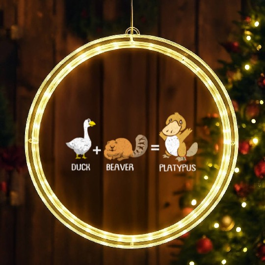 Platypus LED Christmas Window Lights