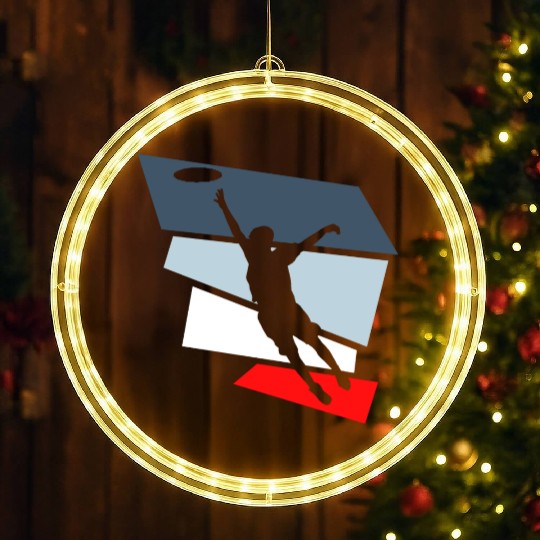 frisbee ultimate frisbee LED Christmas Window Lights