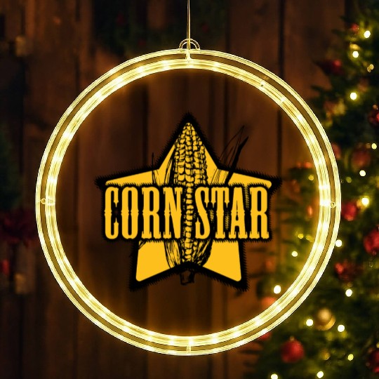 CORN STAR Farmer LED Christmas Window Lights