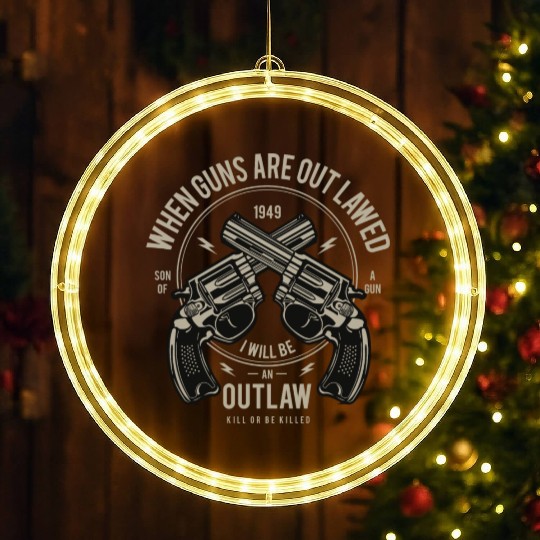 Outlaw LED Christmas Window Lights