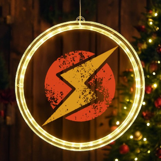 Lightning Bolt LED Christmas Window Lights