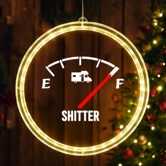 Shitters Full LED Christmas Window Lights