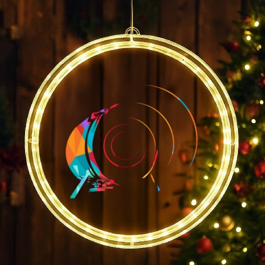 Drum n Bass LED Christmas Window Lights